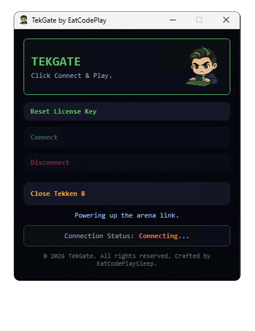 Connect to TekGate